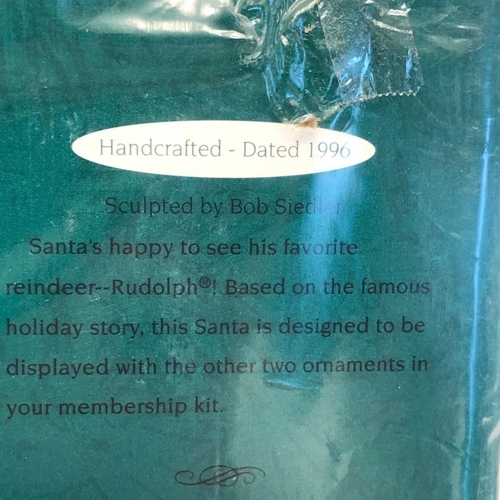 1996 Hallmark Keepsake Santa Ornament
